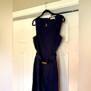 Tory Burch Navy Dress. Size 10. Never worn. Purchased at Dallas NorthPark Center
